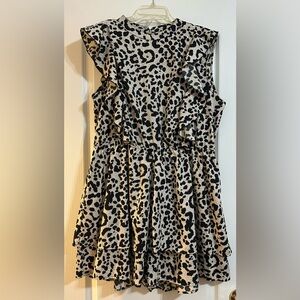 Boohoo Leopard Print Romper